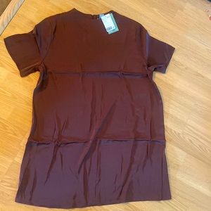 Satin Chocolate Brown H&M dress